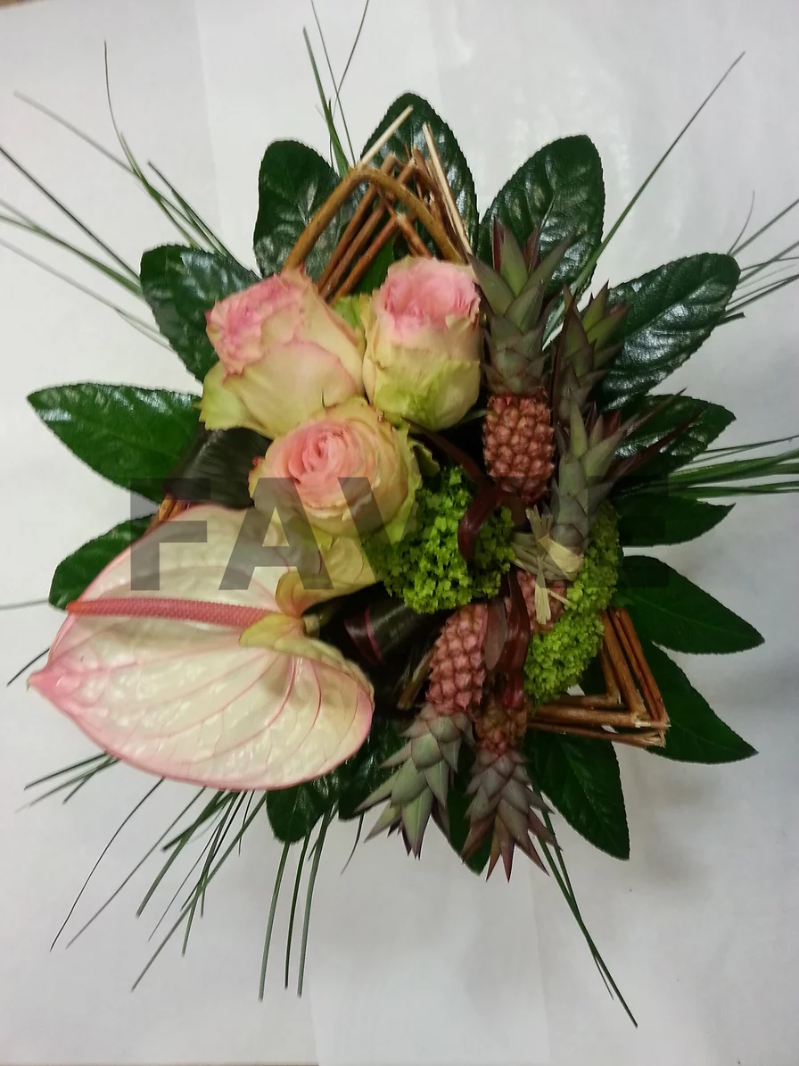 bouquet de fleurs triangle 2