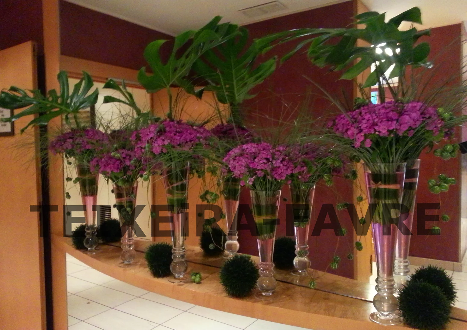 decoration entreprise fleurs plantes