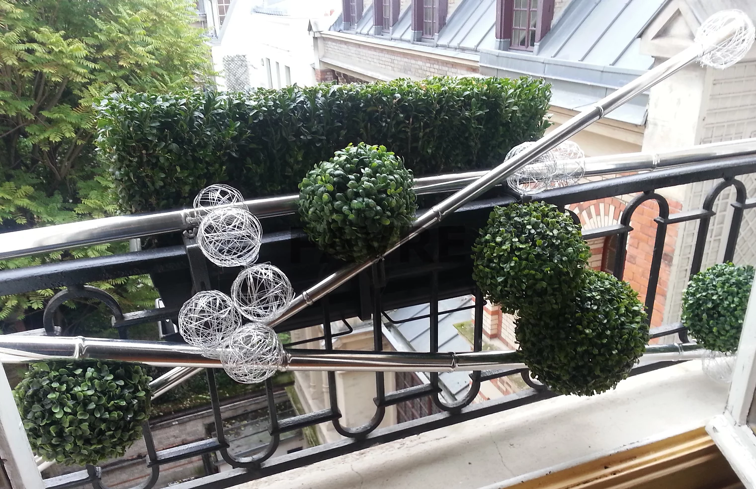 decoration plante artificielle balcon 1